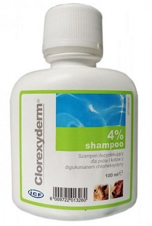 Clorexyderm dog shampoo, Antibacterial, antifungal shampoo for dogs, cats - UKDorf 