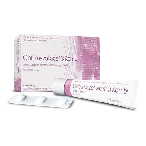 CLOTRIMAZOLE (cream, tablet) acis 3 combination pack - UKDorf 