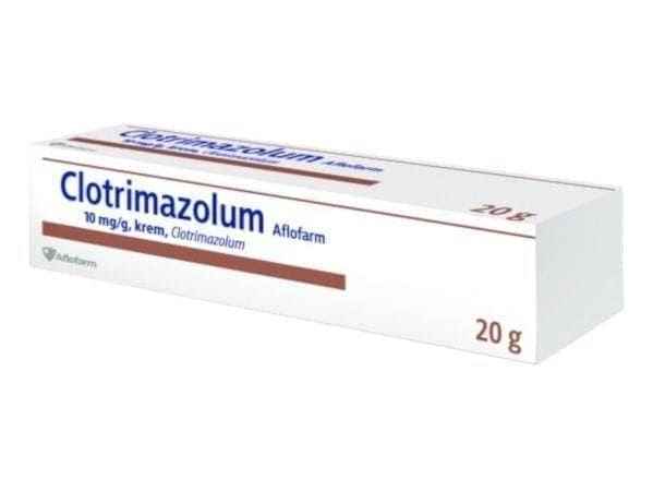 CLOTRIMAZOLUM 1% cream (krem, klotrimazol) retention of ergosterol synthesis