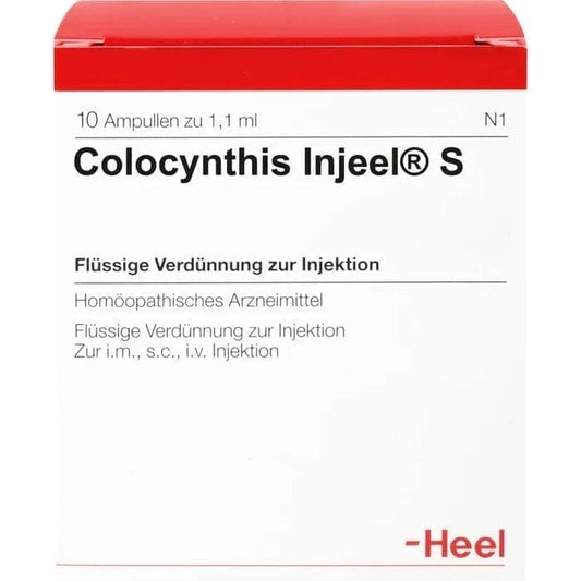 Colic, sciatic neuralgia, COLOCYNTHIS INJEEL S ampoules - UKDorf 