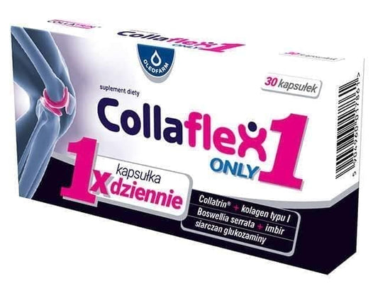 Collaflex ONLY 1 x 30 incense resin, ginger capsules UK