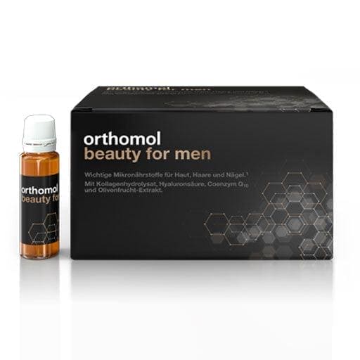 Collagen, hyaluronic acid, phytamine Q10, ORTHOMOL beauty for Men drinking ampoules - UKDorf 