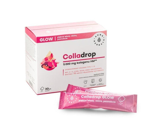Collagen supplements, collagen powder, Colladrop Glow 5000 mg - UKDorf 