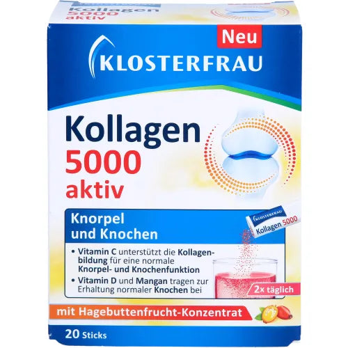 collagen hydrolysate, Collagen 5000 active granulate sticks 20 pieces