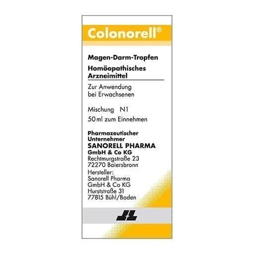 COLONORELL mixture 50 ml Lycopodium, Podophyllum peltatum, Strychnos nux-vomica UK