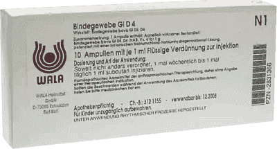 CONNECTIVE TISSUE GL D 4 ampoules - UKDorf 