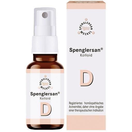 Constipation, pyogenic infection, myonecrosis, SPENGLERSAN Colloid D - UKDorf 