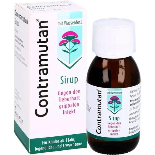CONTRAMUTAN Syrup, flu and chest infection, upper airway cough syndrome - UKDorf 
