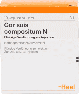COR SUIS Compositum N, acute myocardial insufficiency, angina pectoris, hypertension - UKDorf 
