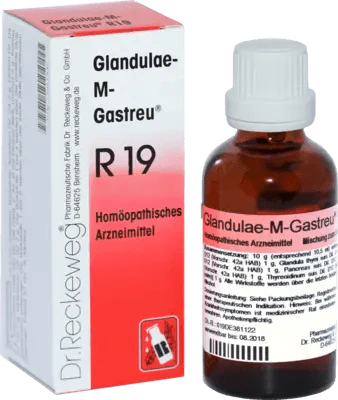 Coryza, scratching throat pain, forehead headaches, GLANDULAE-M-Gastreu R19 mixture - UKDorf 
