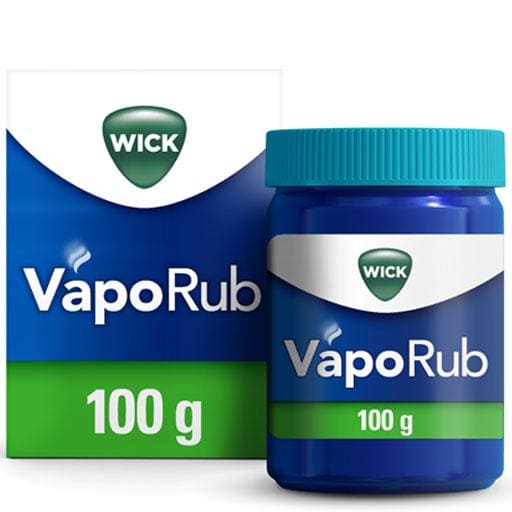 Cough, runny nose, hoarseness, congestion, WICK VapoRub cold ointment - UKDorf 