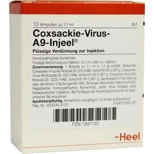 COXSACKIE virus A9, gastritis, conjunctivitis, urethritis, epididymitis, sinusitis, laryngitis - UKDorf 