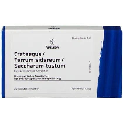 Crataegus Ferrum Sidereum Saccharum Tostum Ampoules - UKDorf 