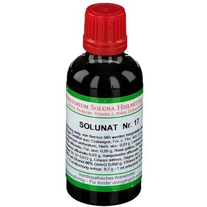 Crataegus, Hypericum, Melissa, Sanguisorba, SOLUNAT No.17 drops - UKDorf 