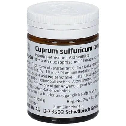 CUPRUM SULFURICUM, sleeplessness, nausea, urinary infections, headache - UKDorf 