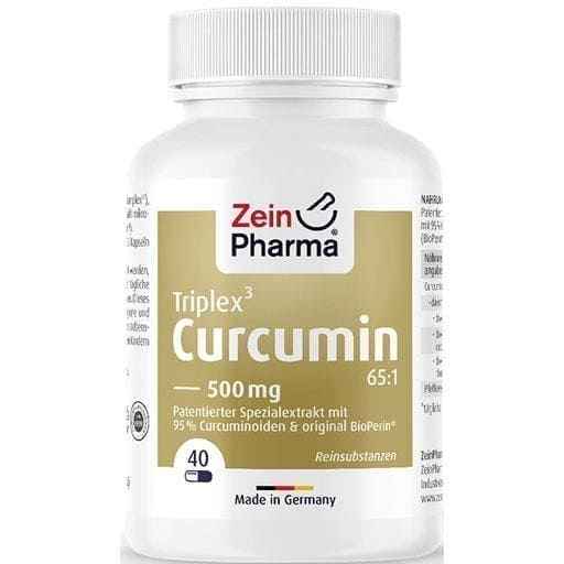 CURCUMIN-TRIPLEX 500 mg 95% curcumin with bioperine 40 pcs