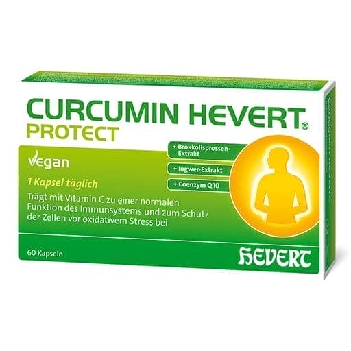 CURCUMIN, turmeric, ginger, broccoli, coenzyme Q10, vitamin C Protect capsules - UKDorf 