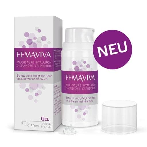 D-mannose, lactic acid, hyaluronic acid, FEMAVIVA gel - UKDorf 