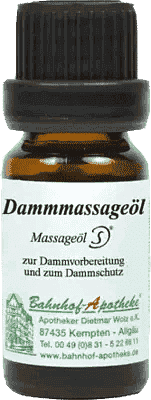 DAM MASSAGE OIL, perineum care after childbirth, clary sage, rose, St. John 's wort, wheat germ, evening primrose oil UK