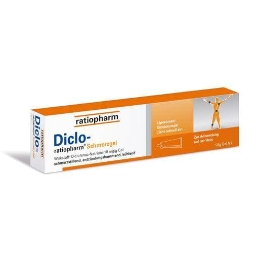 Deep relief joint pain gel, muscle pain relief gel, DICLO-RATIOPHARM - UKDorf 