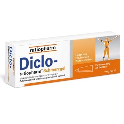 Deep relief joint pain gel, muscle pain relief gel, DICLO-RATIOPHARM - UKDorf 