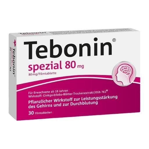 Dementia, brain disorders, dizziness, tinnitus, TEBONIN special - UKDorf 