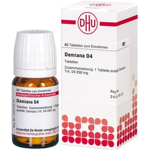 depression, upset stomach, improve libido (sex drive), DAMIANA D 4 tablets - UKDorf 