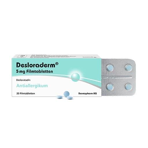 DESLORADERM 5 mg film-coated tablets, allergic rhinitis and urticaria - UKDorf 