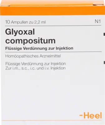 Detox, detox your liver, natural detox, GLYOXAL compositum ampoules - UKDorf 