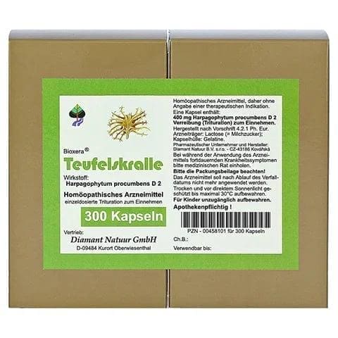 DEVILS CLAW CAPSULES, DEVIL'S CLAW, Homeopathic medicine - UKDorf 