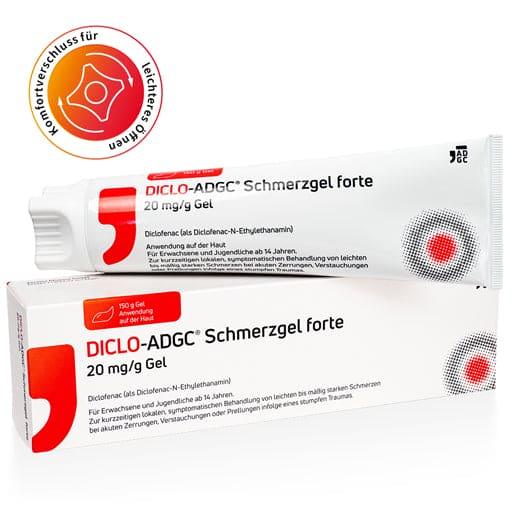 Diclofenac gel, What is diclofenac?, DICLO-ADGC pain gel forte - UKDorf 