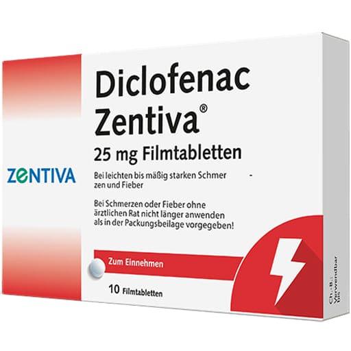 DICLOFENAC Zentiva 25 mg film-coated tablets - UKDorf 