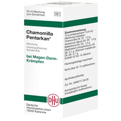 Digestive diseases, spasms in the gastrointestinal tract, CHAMOMILLA PENTARKAN mixture - UKDorf 