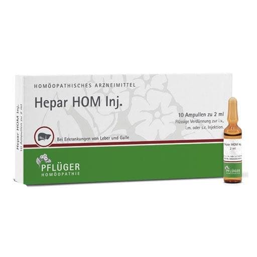 Diseases of the liver and gallbladder, HEPAR HOM Inj.ampoules - UKDorf 
