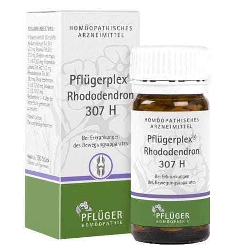 Diseases of the musculoskeletal system, rheumatism, PFLÜGERPLEX Rhododendron 307 H tablets