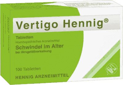 Dizziness, VERTIGO HENNIG tablets - UKDorf 