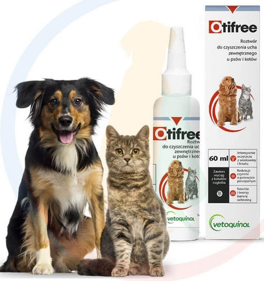 Dog ear cleaning solution, Otifree ear cleansing solution, How do you clean a cat's ears? - UKDorf 