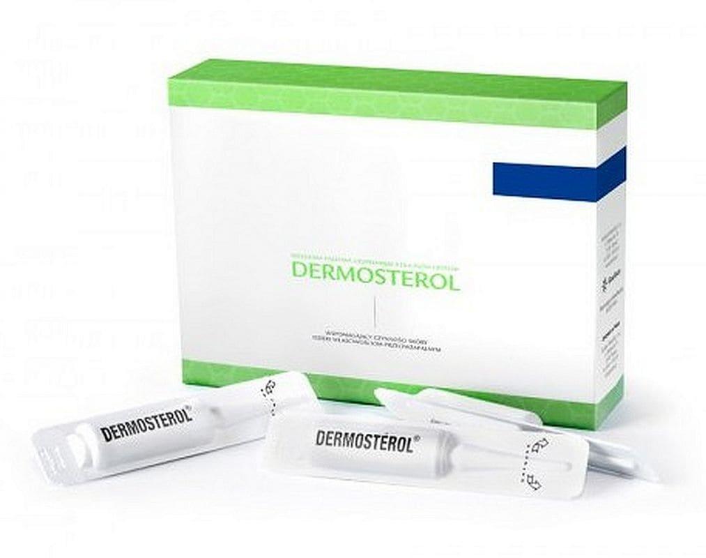 Dog itchy skin, Dermosterol A for dogs and cats, 14 ampoules - UKDorf 