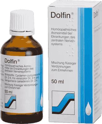 DOLFIN, Migraine drops, migraine relief, homeopathy for abdominal migraines - UKDorf 