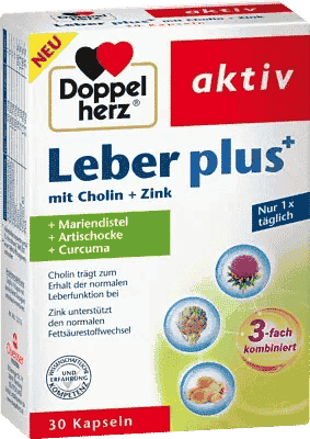 DOPPELHERZ liver plus, choline, zinc capsules