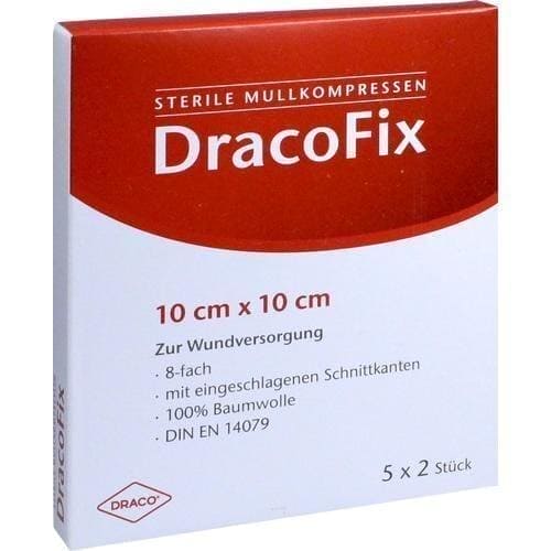 DRACOFIX PEEL compresses 10x10 cm sterile wound care - UKDorf 
