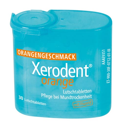 Dry mouth, XERODENT Orange Lozenges - UKDorf 