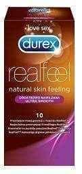 DUREX Real Feel condom additionally moisturized x 10 pieces UK