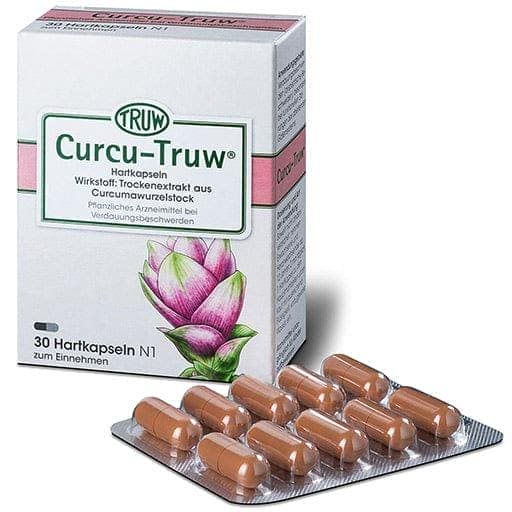 Dyspeptic symptoms, curcuma, bile duct system, CURCU TRUW hard capsules - UKDorf 