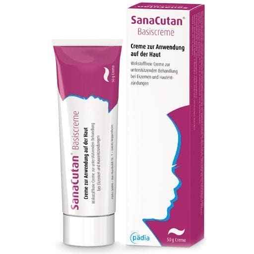 Eczema, dermatitis, SANACUTAN base cream
