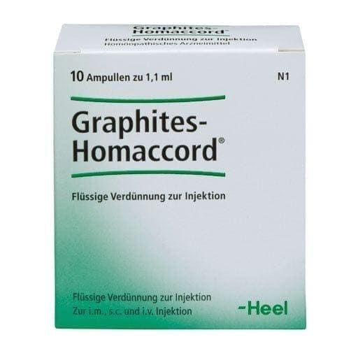 Eczema, scars, keloids, GRAPHITES HOMACCORD ampoules - UKDorf 