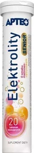 Electrolytes Senior Apteo x 20 effervescent tablets - UKDorf 