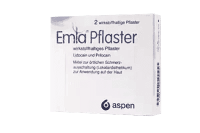 EMLA patch, lidocaine and prilocaine