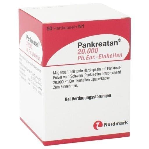Enzymes, Enzyme pancreatin, PANKREATAN 20,000 - UKDorf 