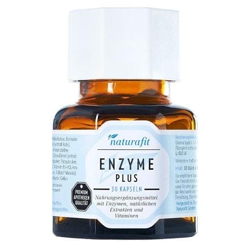 ENZYMES NATURAFIT, Enzyme Plus capsules - UKDorf 